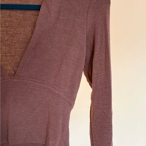 Wilfred Long Sleeve Top in Dusty Rose